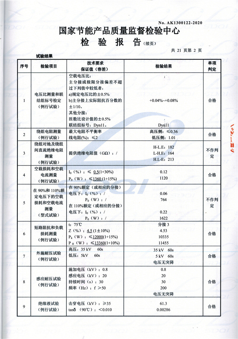 高低压试验报告-S11-1250漾濞漾濞漾濞油浸式变压器-2.jpg